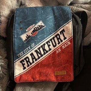 Robin Ruth Frankfurt Messenger Bag - Black, Blue, Red